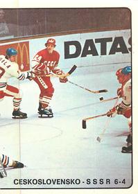 1979 Panini Hockey Stickers #22 Czechoslovakia vs. USSR Front