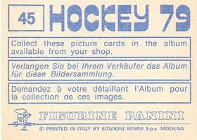 1979 Panini Hockey Stickers #45 West Germany Logo Back