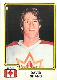 1979 Panini Hockey Stickers #57 David Shand Front
