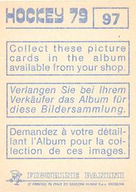 1979 Panini Hockey Stickers #97 Bernhard Englbrecht Back