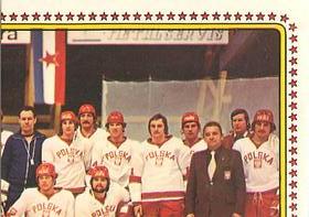 1979 Panini Hockey Stickers #115 Team Poland Front
