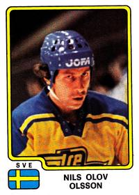1979 Panini Hockey Stickers #199 Nils-Olov Olsson Front