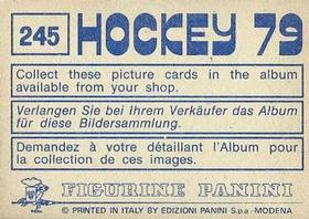 1979 Panini Hockey Stickers #245 Norway Logo Back