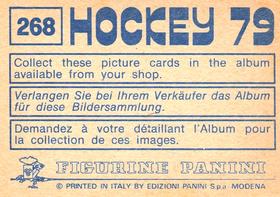 1979 Panini Hockey Stickers #268 Csaba Kovacs / Janos Hajzer Back