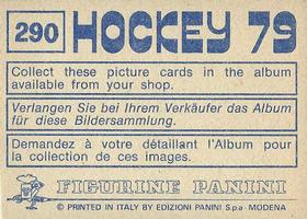 1979 Panini Hockey Stickers #290 Satoru Misawa / Teruo Sakurai Back