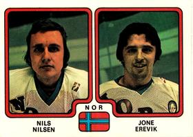 1979 Panini Hockey Stickers #296 Nils Nilsen / Jone Erevik Front