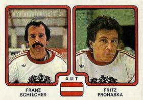 1979 Panini Hockey Stickers #303 Franz Schilcher / Fritz Prohaska Front