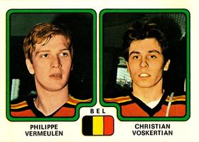 1979 Panini Hockey Stickers #342 Philippe Vermeulen / Christian Voskertian Front