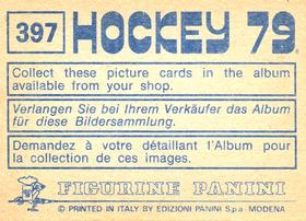 1979 Panini Hockey Stickers #397 Ignac Kavec / Roman Smolej Back