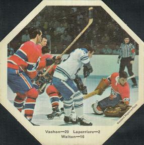 1967-68 York Peanut Butter #NNO Rogie Vachon / Jacques Laperriere / Mike Walton Front