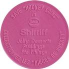 1968-69 Shirriff Coins #LA-3 Bob Wall Back