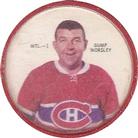 1968-69 Shirriff Coins #MTL-1 Gump Worsley Front