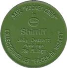 1968-69 Shirriff Coins #OAK-12 Howie Young Back