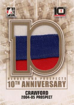 2013-14 In The Game Heroes and Prospects - Tenth Anniversary Jersey #AP-72 Corey Crawford Front