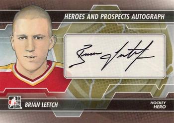 2013-14 In The Game Heroes and Prospects - Autographs #A-BL Brian Leetch Front