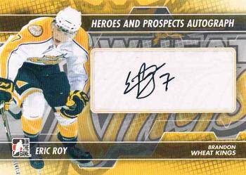 2013-14 In The Game Heroes and Prospects - Autographs #A-ER Eric Roy Front