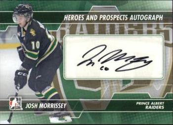 2013-14 In The Game Heroes and Prospects - Autographs #A-JM Josh Morrissey Front