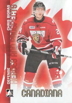 2013-14 In The Game Heroes and Prospects - Canadiana #C-CB Chris Bigras Front