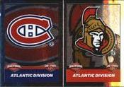 2013-14 Panini Stickers - Team Logos #A5 / A6 Montreal Canadiens / Ottawa Senators Front