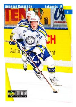 1997-98 Collector's Choice Swedish #105 Andreas Karlsson Front