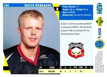 1997-98 Collector's Choice Swedish #138 Jesper Damgaard Back
