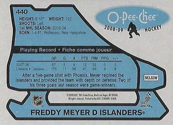 2008-09 O-Pee-Chee - 1979-80 Retro #440 Frederick Meyer Back