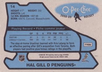 2008-09 O-Pee-Chee - 1979-80 Retro #14 Hal Gill Back