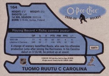2008-09 O-Pee-Chee - 1979-80 Retro #164 Tuomo Ruutu Back