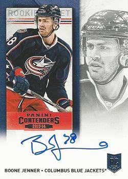 2013-14 Panini Contenders #228b Boone Jenner Front