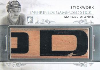 2013-14 In The Game StickWork - Enshrined Game Used Sticks Silver #EGUS-10 Marcel Dionne Front