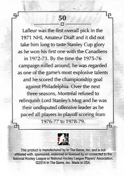 2013-14 In The Game Lord Stanley's Mug #50 Guy Lafleur Back
