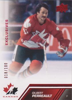 2013 Upper Deck Team Canada - Exclusive Red #127 Gilbert Perreault Front