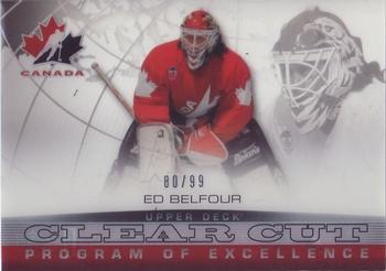 2013 Upper Deck Team Canada - Clear Cut Program of Excellence #CCPOE32 Ed Belfour Front
