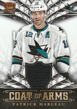 2013-14 Panini Crown Royale - Coat of Arms Materials #CA-PM Patrick Marleau Front