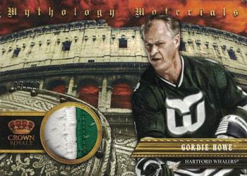 2013-14 Panini Crown Royale - Mythology Materials Prime #MY-GH Gordie Howe Front