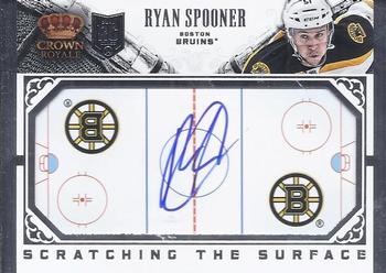2013-14 Panini Crown Royale - Scratching the Surface Signatures #SC-RSP Ryan Spooner Front
