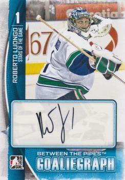 2013-14 In The Game Between the Pipes - GoalieGraphs #A-RL Roberto Luongo Front