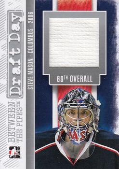 2013-14 In The Game Between the Pipes - Draft Day Jerseys Silver #DD-06 Steve Mason Front