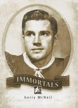 2013-14 In The Game Between the Pipes - Immortals #I-33 Gerry McNeil Front