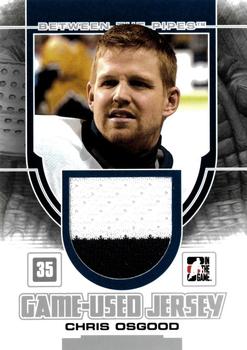 2013-14 In The Game Between the Pipes - Game-Used Jersey Silver #GUM-29 Chris Osgood Front