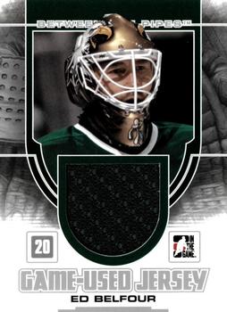 2013-14 In The Game Between the Pipes - Game-Used Jersey Silver #GUM-37 Ed Belfour Front