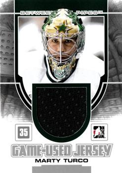2013-14 In The Game Between the Pipes - Game-Used Jersey Silver #GUM-45 Marty Turco Front
