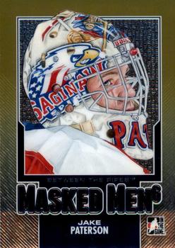 2013-14 In The Game Between the Pipes - Masked Men 6 Gold #MM-24 Jake Paterson Front