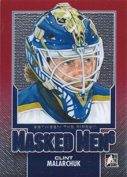 2013-14 In The Game Between the Pipes - Masked Men 6 Red #MM-37 Clint Malarchuk Front