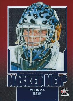 2013-14 In The Game Between the Pipes - Masked Men 6 Red #MM-49 Tuukka Rask Front