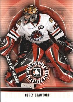 2008-09 In The Game Between The Pipes #11 Corey Crawford Front