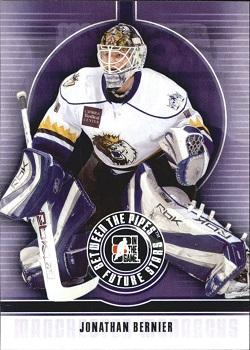 2008-09 In The Game Between The Pipes #23 Jonathan Bernier Front
