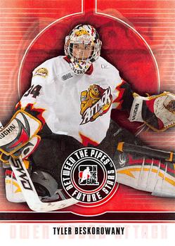 2008-09 In The Game Between The Pipes #49 Tyler Beskorowany Front
