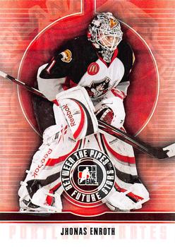 2008-09 In The Game Between The Pipes #53 Jhonas Enroth Front