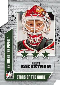 2008-09 In The Game Between The Pipes #67 Niklas Backstrom Front